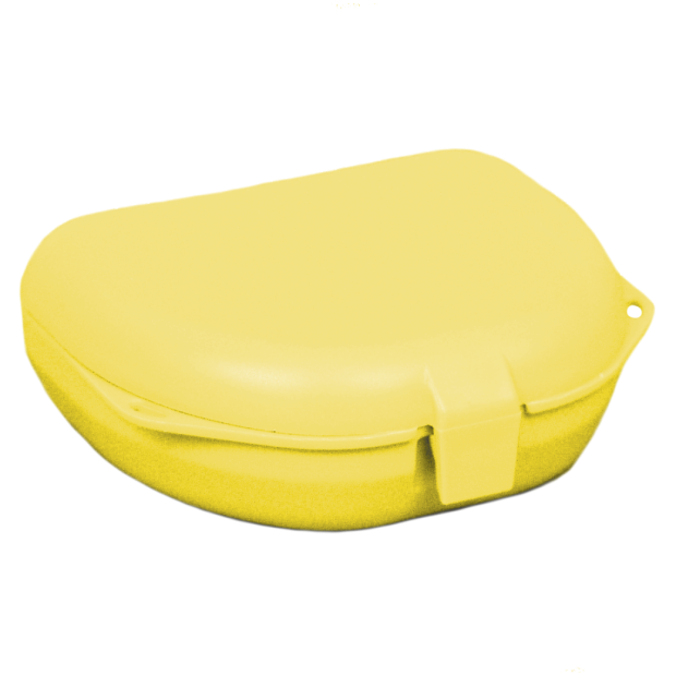 Boite pour goutière ou contention (12 pièces) néon jaune