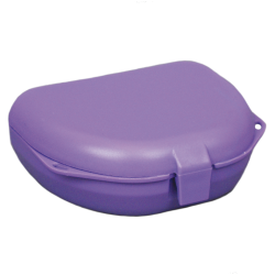 Boite pour goutière ou contention (12 pièces) néon violet