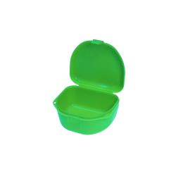 Boite à goutière/contention - profonde et empilable (x12) néon vert
