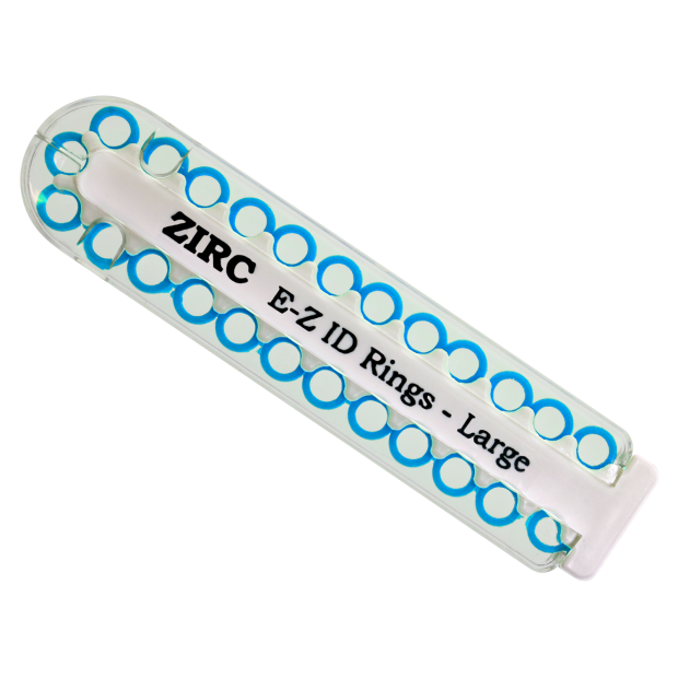 Kit d'anneaux silicone Ø6cm (x25) neon bleu