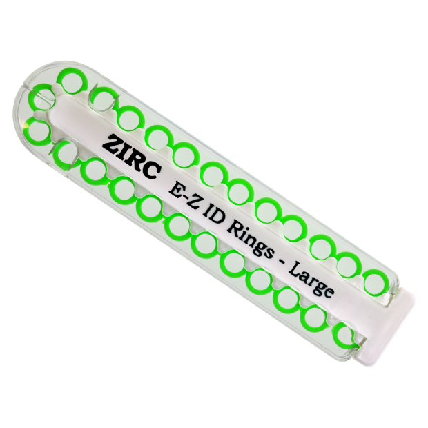 Kit d'anneaux silicone Ø6cm (x25) neon vert