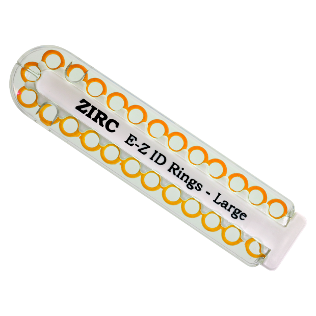 Kit d'anneaux silicone Ø6cm (x25) neon orange