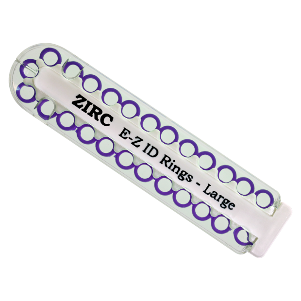 Kit d'anneaux silicone Ø6cm (x25) neon violet