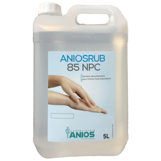 SOLUTION HYDROALCOOLIQUE ANIOS RUB 85 NPC BIDON DE 5LT