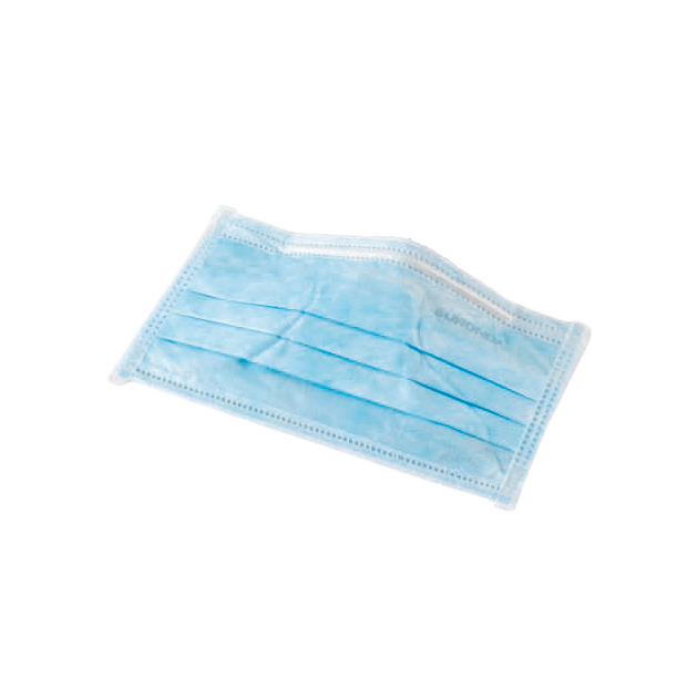 Masque de protection 3 bleu ciel Monoart (x50)