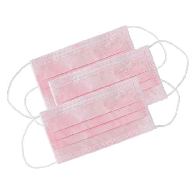 Masque de protection 3 rose Monoart (x50)