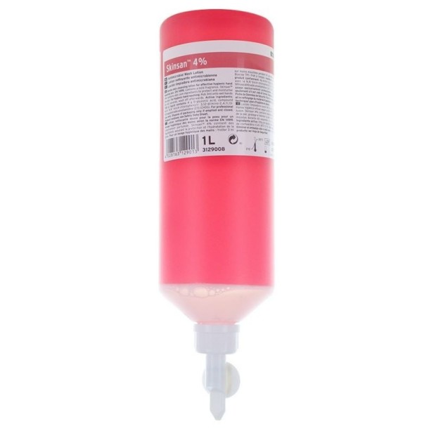 SKINSAN 4% BTL 1LT AIRLESS - SAVON ANTIMICROBIEN