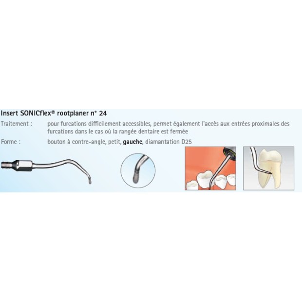 INSERT SONIFLEX ROOTPLANER N°24